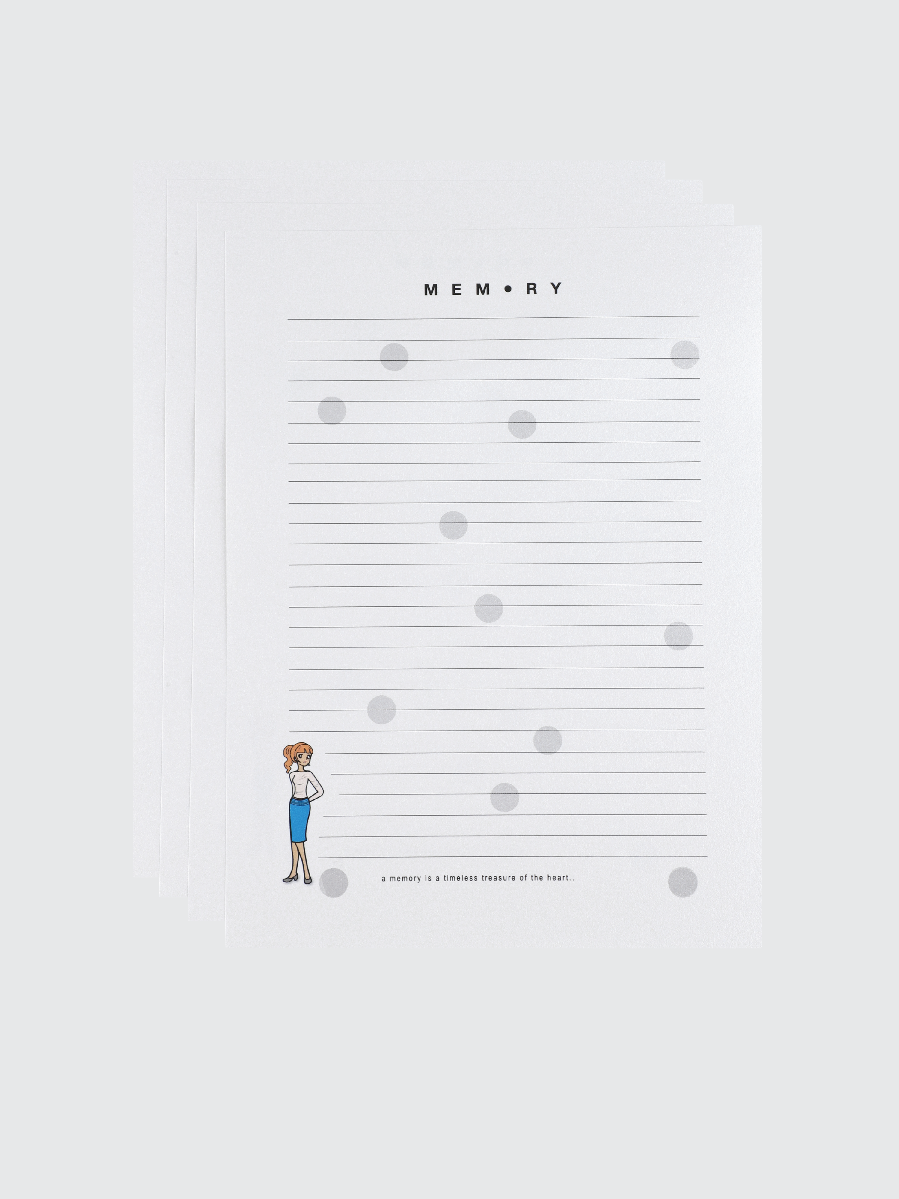 Pearl Stationery Set